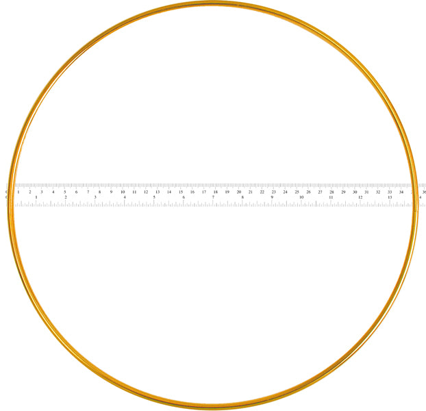 Metal Rings 14in (35.6cm) Brass 1pcs