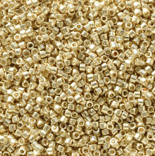 Miyuki Delica 11/0 5.2g Vial Duracoat Galvanized Bright Gold