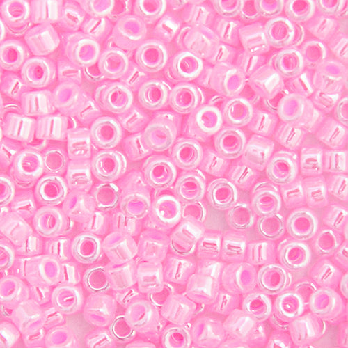 Miyuki Delica 11/0 5.2g Vial Medium Crystal Pink Ceylon
