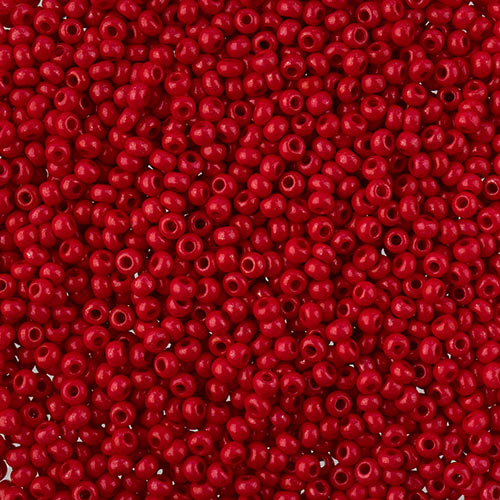 Czech Seedbead 10/0 Terra Intensive Red