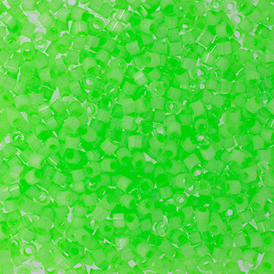 Miyuki Delica 11/0 5.2g Vial Mint Green Silk Inside Dyed