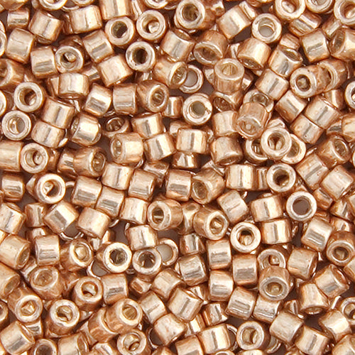 Delica Bead 11/0  Apricot Gold Opaque  Galvanized