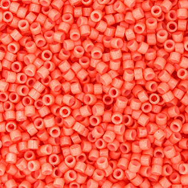 Miyuki Delica 11/0 5.2g Vial Duracoat Opaque Dyed Salmon Pink