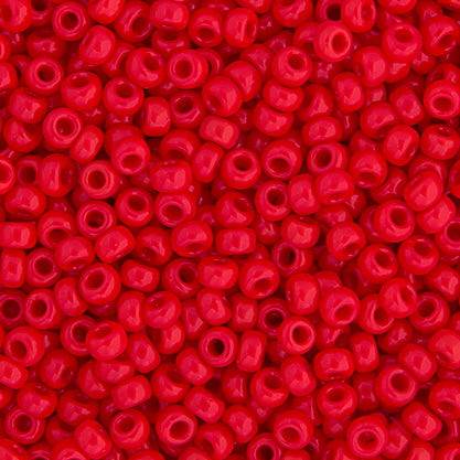 Miyuki Seed Beads 6/0 Red Opaque