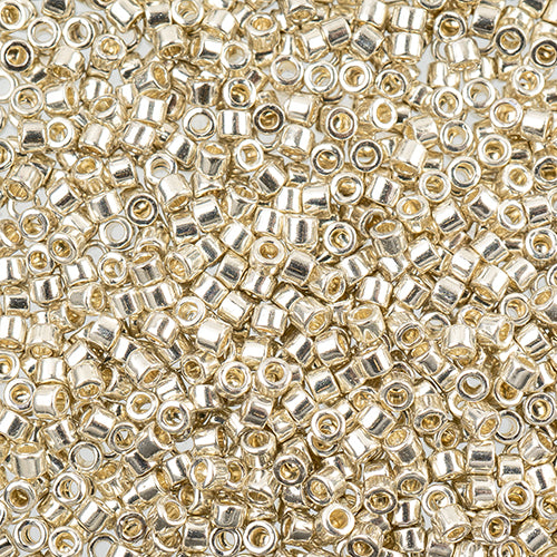 Delica Bead 11/0  Silver Galvanized