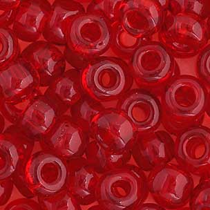 Czech Seed Bead 2/0 22g Vial Transparent  Transparent RUBY