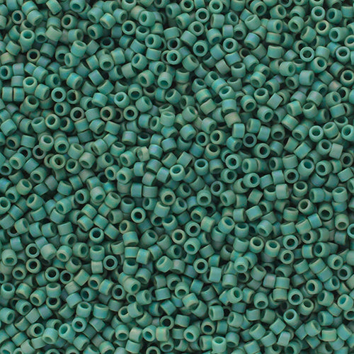 Delica Bead 11/0 FRGL Green Mint Matte AB