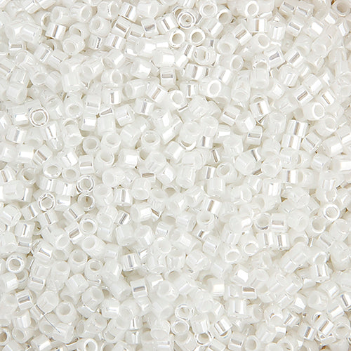 Delica Bead 11/0  White Pearl Luster