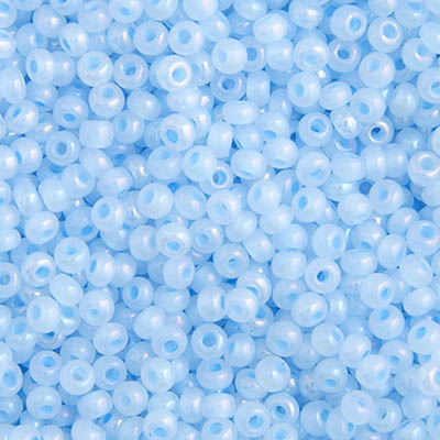 Czech Seed Bead 10/0 Opaque DY.IRIS BLUE 22g Vial