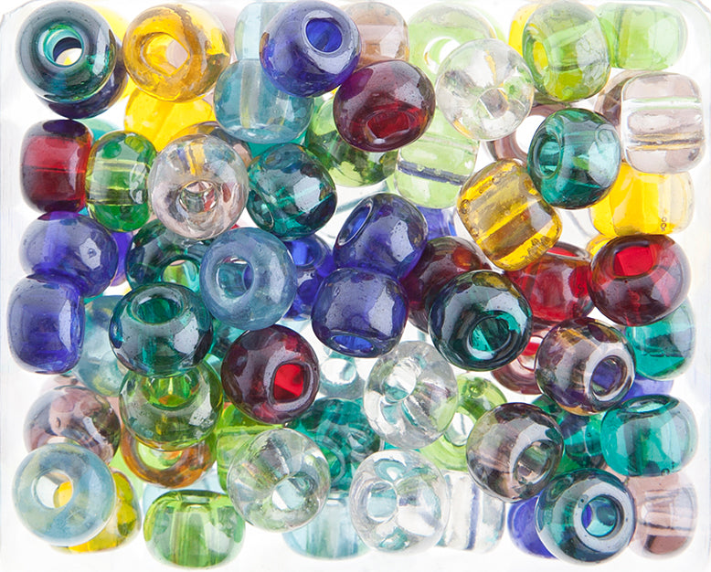 Czech Seed Bead 2/0 22g Vial MULTI Transparent Luster