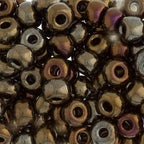 Czech Seed Bead 2/0 22g Vial Opaque BROWN IRIS