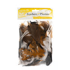 Turkey Plumes 4-6in Natural Mix