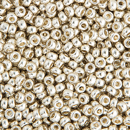Miyuki Seed Beads 8/0 Silver Galvanized