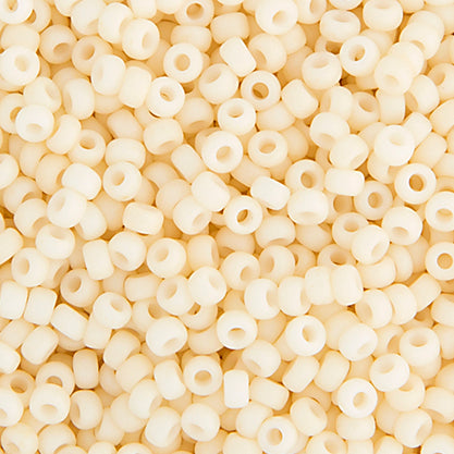 Miyuki Seed Beads 8/0 Cream Opaque Matte