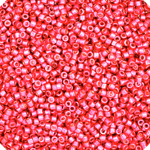 Miyuki Delica 11/0 5.2g Vial Duracoat Galvanized Light Cranberry