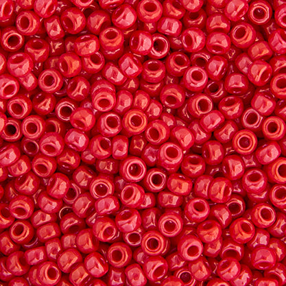 Miyuki Seed Beads 11/0 Red Opaque Lus