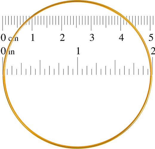 Metal Rings 2in (51mm) Brass 10pcs