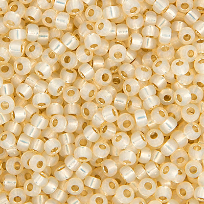 Miyuki Seed Beads 11/0 Butter Cream Silver Lined Alabaster