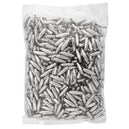 Spaghetti 19x6mm Opaque Silver