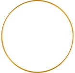 Metal Rings 10in (25.4cm) Brass 25pcs