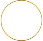 Metal Rings 10in (25.4cm) Brass 1pcs