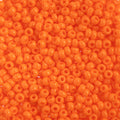 Czech Seed Bead 10/0 Opaque ORANGE 22g Vial