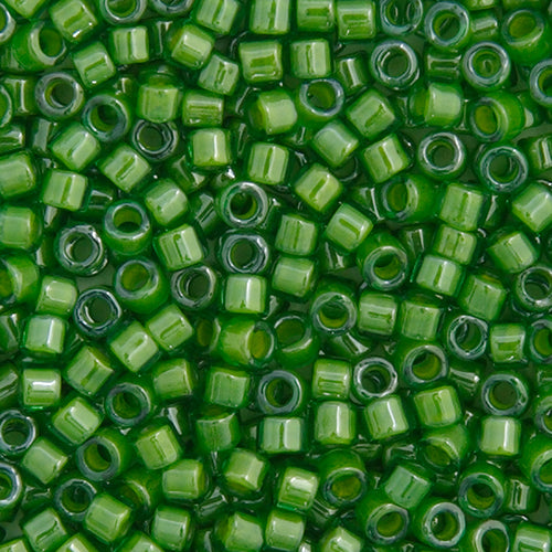 Miyuki Delica 11/0 5.2g Vial Green Lime Lined-Dyed