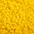 Czech Seed Bead 10/0 Opaque GOLD YELLOW 22g Vial