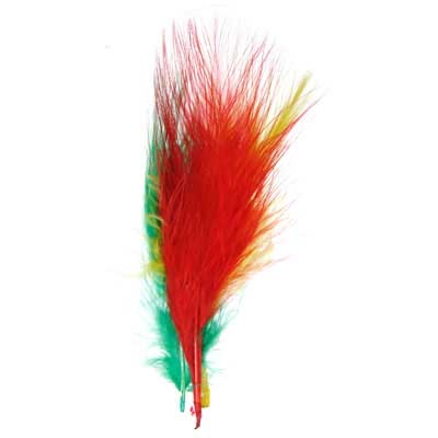 Marabou Feathers 4-6in Multi Mix