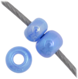 Czech Seed Bead 11/0 Opaque Light Blue AB