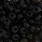 Czech Seed Bead 2/0 22g Vial Opaque BLACK