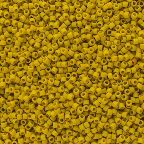 Delica Bead 11/0 FRGL Yellow Lemon Matte