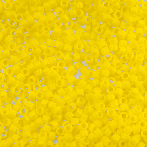 Miyuki Delica 11/0 5.2g Vial Opaque Yellow