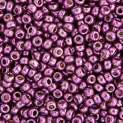 Miyuki Seed Bead 11/0 Vial Galvaniz Duracoat Egg Plant