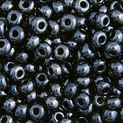Czech Seed Bead 6/0 22g Vial Metallic  GUNMETAL