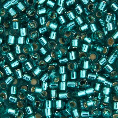 Delica Bead 11/0  Teal Caribbean Silver Lined