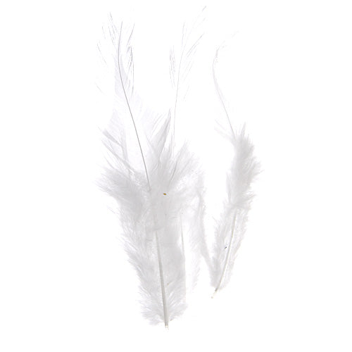 Saddle Hackles White