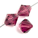 Preciosa Czech Crystal Amethyst Bicone 4mm 