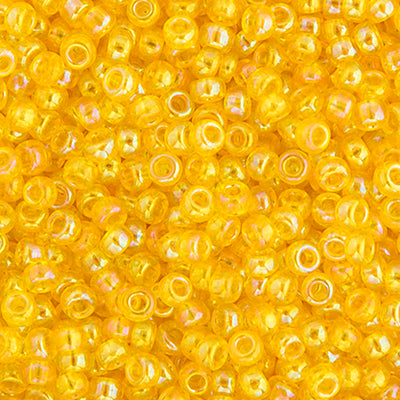 Miyuki Seed Beads 11/0 Yellow Transparent  AB