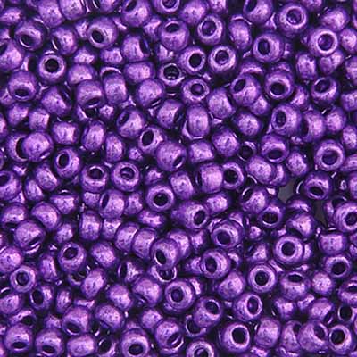 Czech Seed Bead 8/0 22g Vial Metallic  PURPLE
