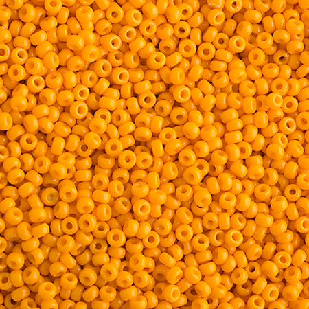 Miyuki Seed Beads 11/0 Yellow MarigoldOpaque Duracoat