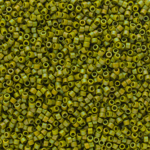 Delica Bead 11/0 FRGL Green Lime Matte AB