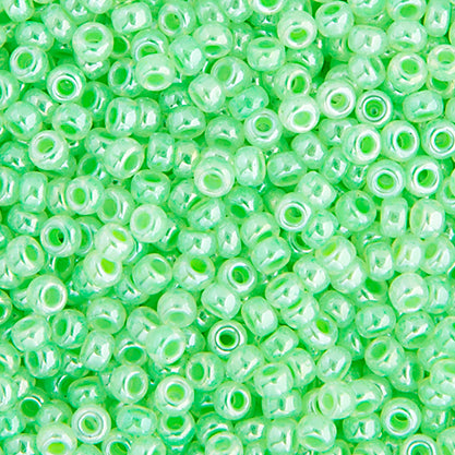 Miyuki Seed Beads 11/0 Light  Crystal Green