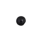 Czech Candy Beads 8mm 2 holes Black Opaque