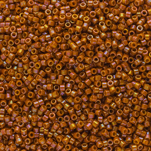 Delica Bead 11/0 Opaque  Glazed Dark Yellow AB