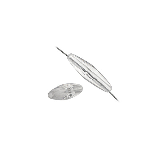 Spaghetti 19x6mm Transparent Crystal