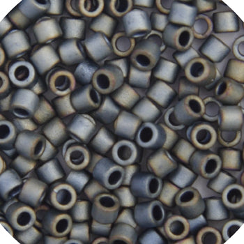 Miyuki Delica 11/0 5.2g Vial Dark Silver Grey AB Matte