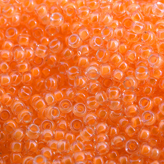 Miyuki Seed Bead 11/0 Vial Orange Luminous Neon Color Lined