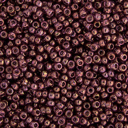 Miyuki Seed Beads 11/0 Amethyst Gold Lus