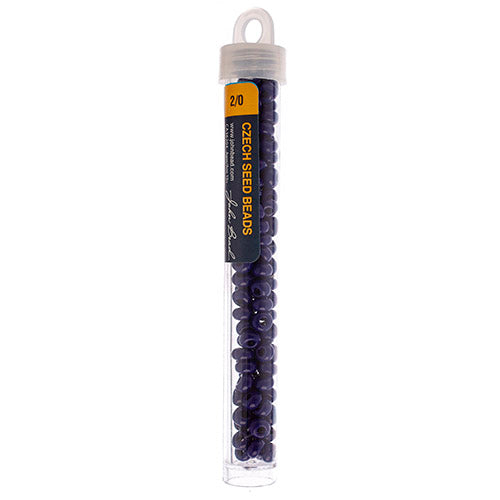 Czech Seed Bead 2/0 22g Vial Opaque NAVY